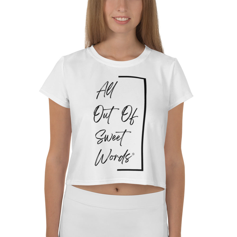 All-Over Print Crop Tee